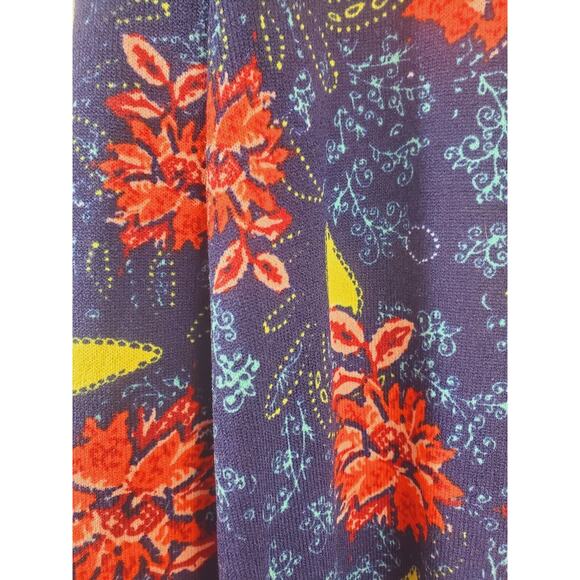 NWOT LulaRoe Sarah S Blue Cardigan Duster Long Sweater Open Front Pockets Womens - Picture 3 of 7